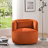 Ashlie Velvet Swivel Barrel Chair - Modern Swivel Chair | Swivel Accent Chairs | Kinwell Furniture | Swivel Armchairs